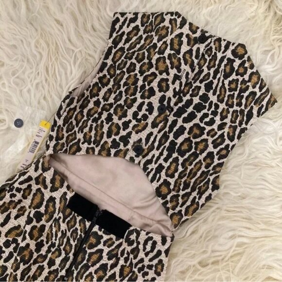 ALICE + OLIVIA Animal Print Mini Dress - Picture 16 of 16